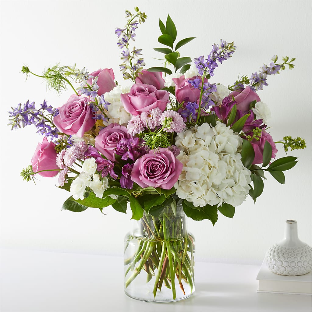 Violet Caress Bouquet – Forsberg Flowers Of Marquette Llc, Marquette MI