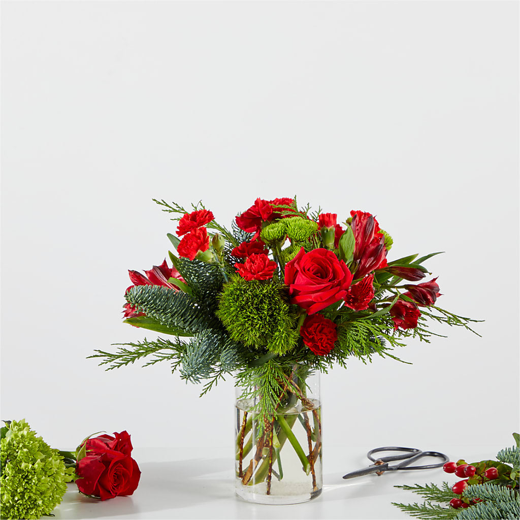 Merry Moment Bouquet – A Florist Original – Forsberg Flowers Of Marquette Llc, Marquette MI