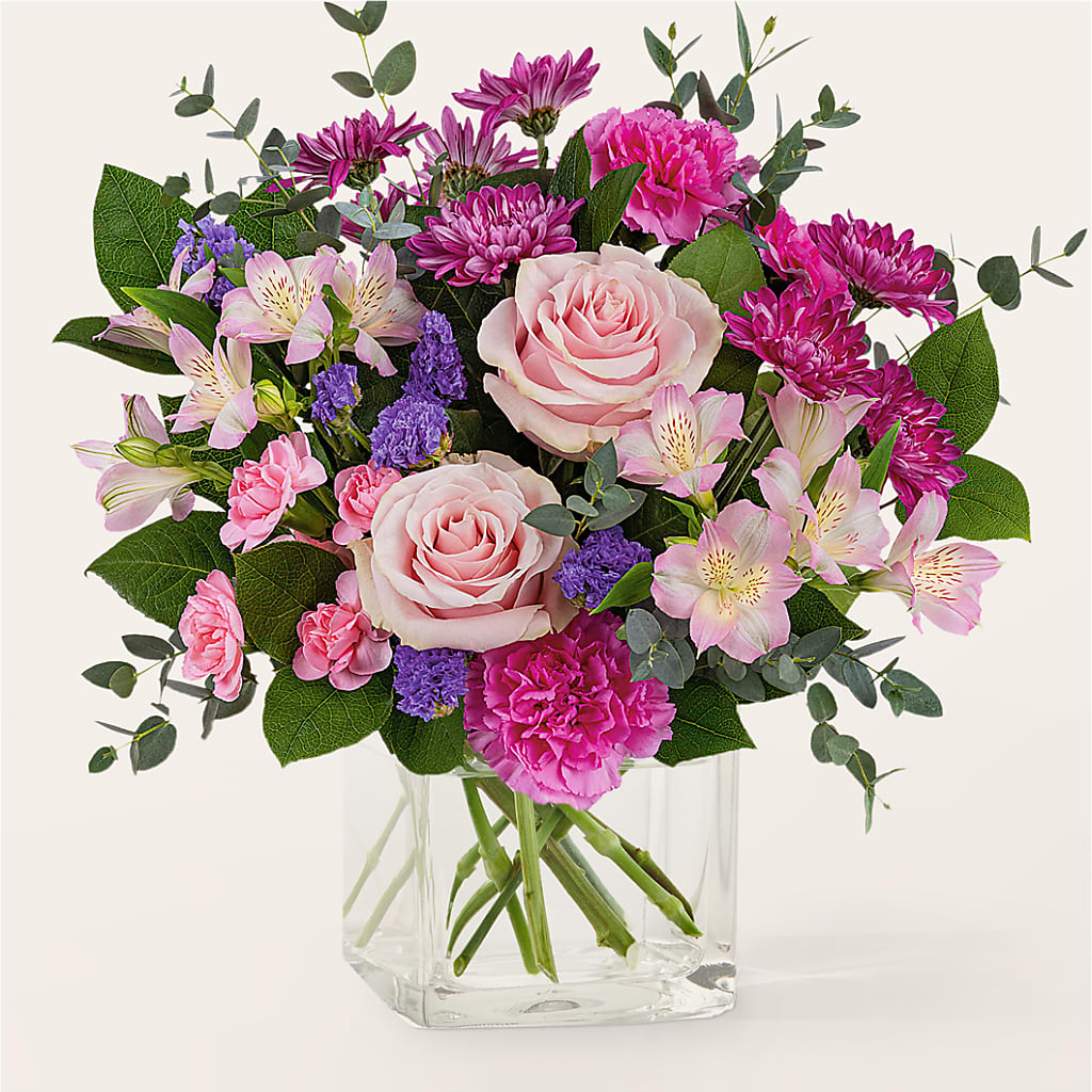 Rosy Radiance Bouquet – Forsberg Flowers Of Marquette Llc, Marquette MI