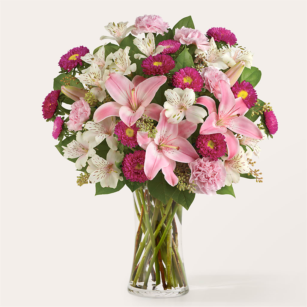 Feeling Fuchsia Bouquet – Forsberg Flowers Of Marquette Llc, Marquette MI