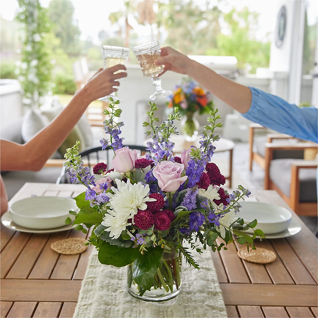 Violet Frost Bouquet – Forsberg Flowers Of Marquette Llc, Marquette MI