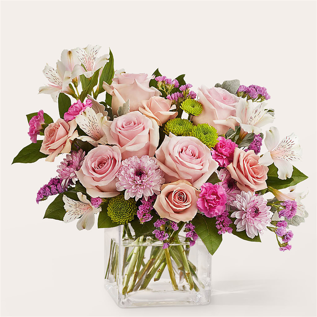 Pink Suede Bouquet – Forsberg Flowers Of Marquette Llc, Marquette MI