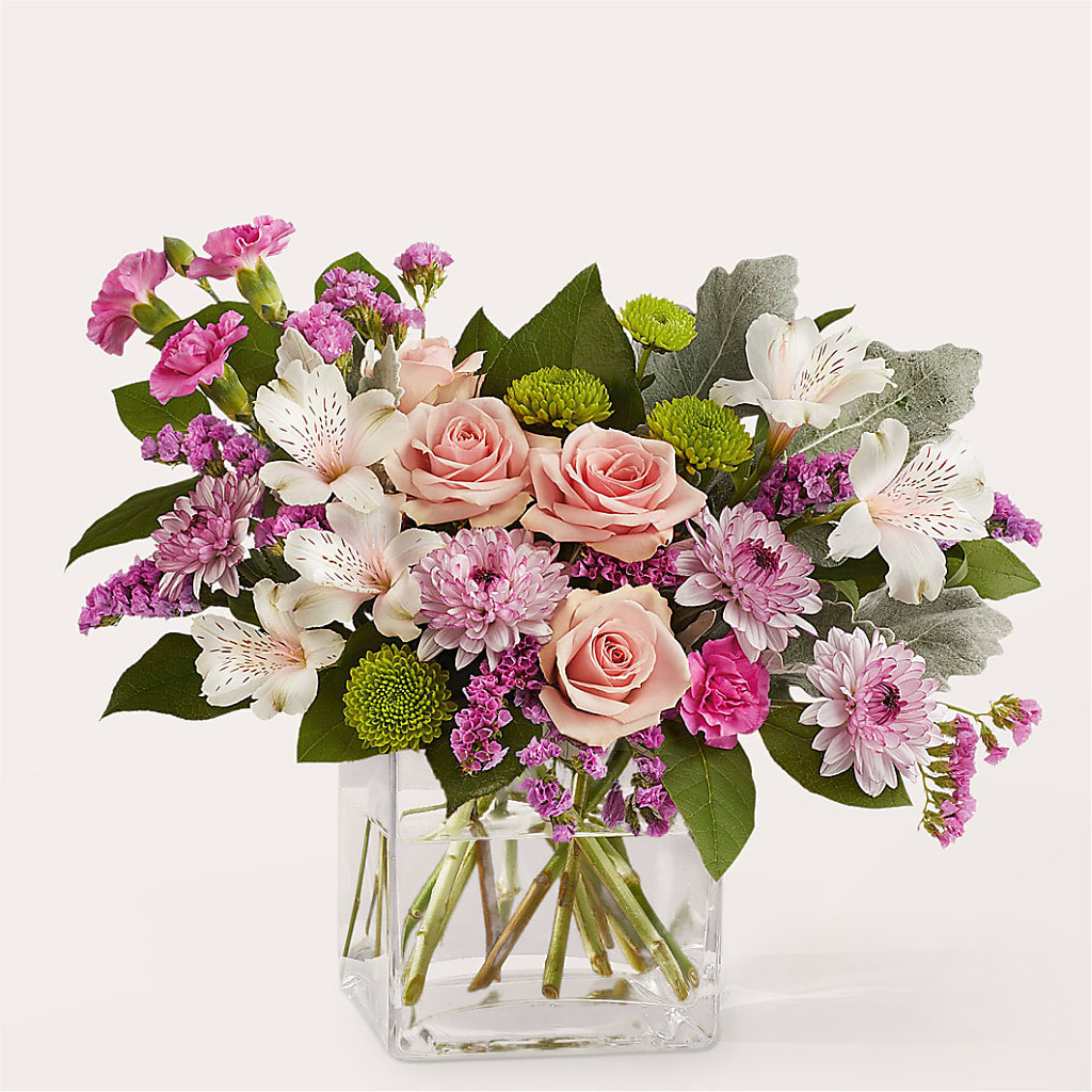 Pink Suede Bouquet – Forsberg Flowers Of Marquette Llc, Marquette MI