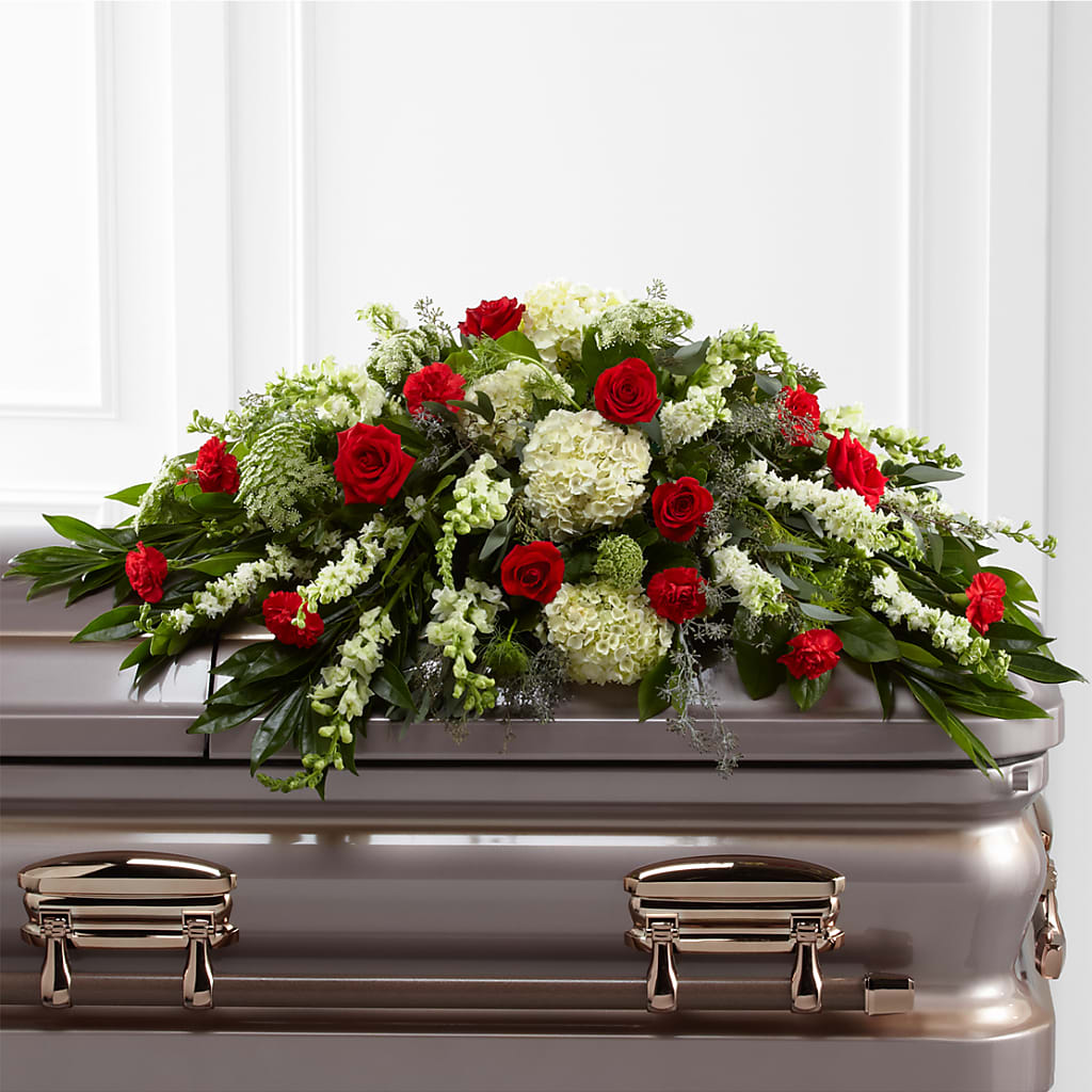 Sincerity Casket Spray – Forsberg Flowers Of Marquette Llc, Marquette MI