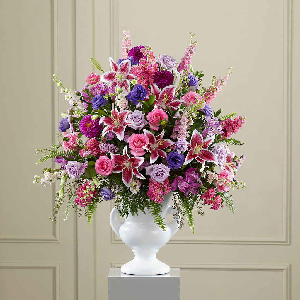 Peaceful Tribute Arrangement – Forsberg Flowers Of Marquette Llc, Marquette MI