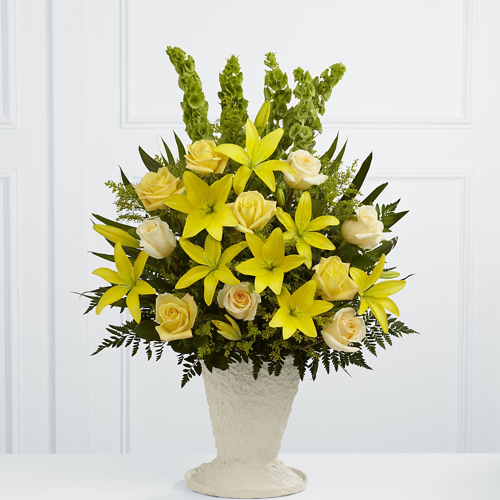 Golden Memories Arrangement – Forsberg Flowers Of Marquette Llc, Marquette MI