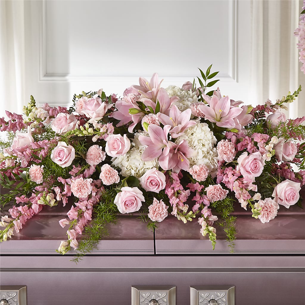 Life & Remembrance Casket Spray – Forsberg Flowers Of Marquette Llc, Marquette MI
