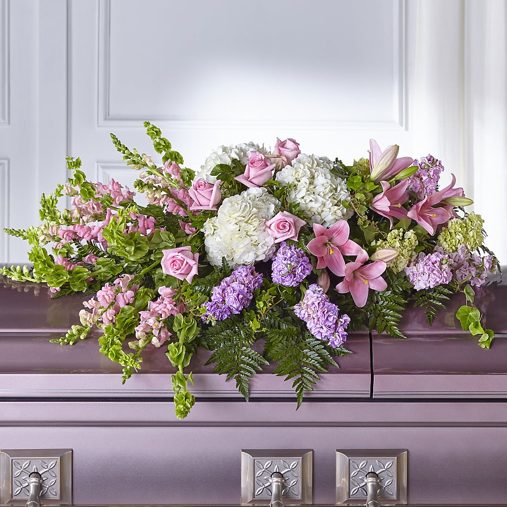 Life's Gratitude Casket Spray – Forsberg Flowers Of Marquette Llc, Marquette MI