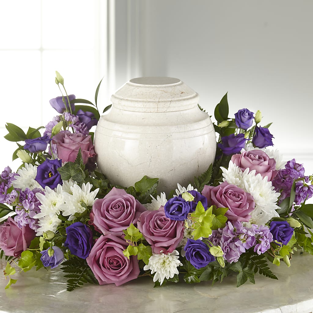 Blooming Sympathy Cremation Adornment – Forsberg Flowers Of Marquette Llc, Marquette MI