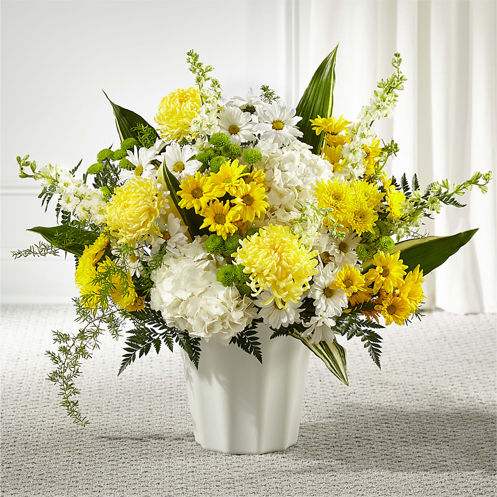 Unity & Grace Floor Basket – Forsberg Flowers Of Marquette Llc, Marquette MI
