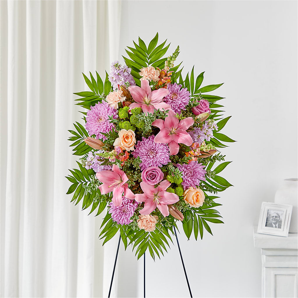 Love & Light Standing Spray – Forsberg Flowers Of Marquette Llc, Marquette MI