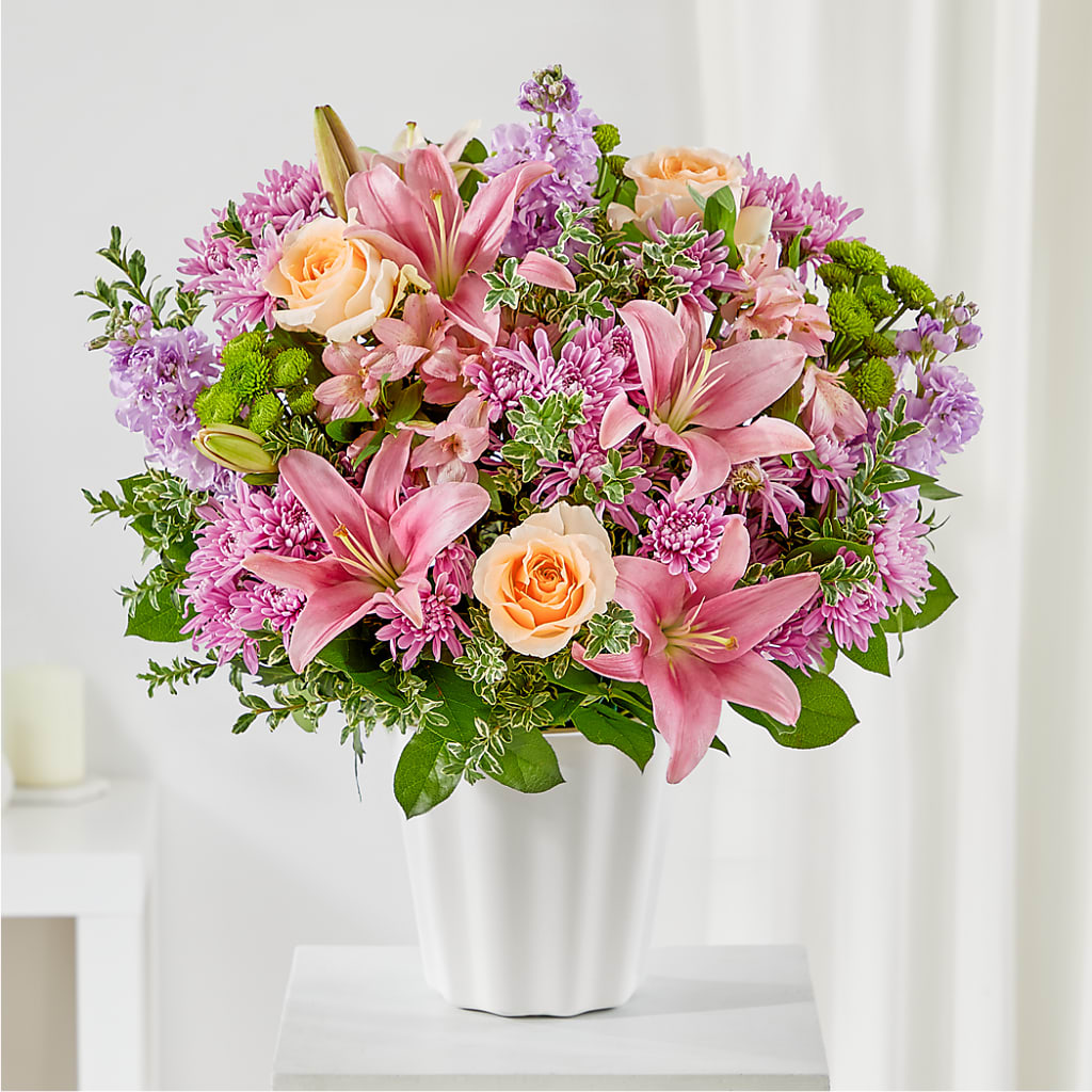 Supportive Embrace Tabletop Basket – Forsberg Flowers Of Marquette Llc, Marquette MI