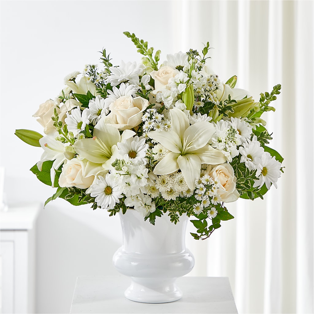 Uplifting Urn Arrangement – Forsberg Flowers Of Marquette Llc, Marquette MI