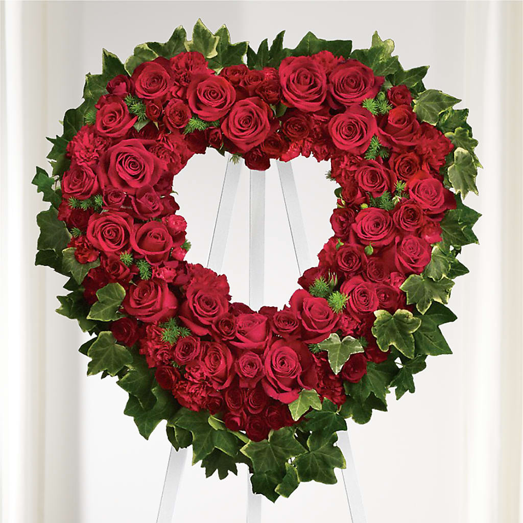 Wholehearted Standing Spray – Forsberg Flowers Of Marquette Llc, Marquette MI