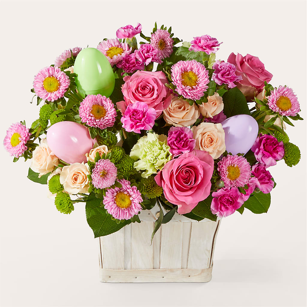 Get Eggcited Basket – Forsberg Flowers Of Marquette Llc, Marquette MI