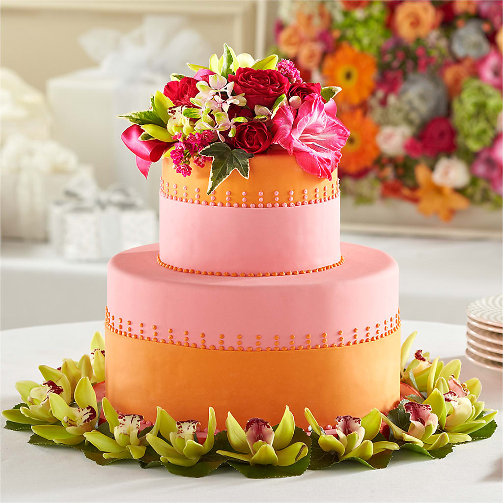 Sweet Citrus Cake Decor – Forsberg Flowers Of Marquette Llc, Marquette MI