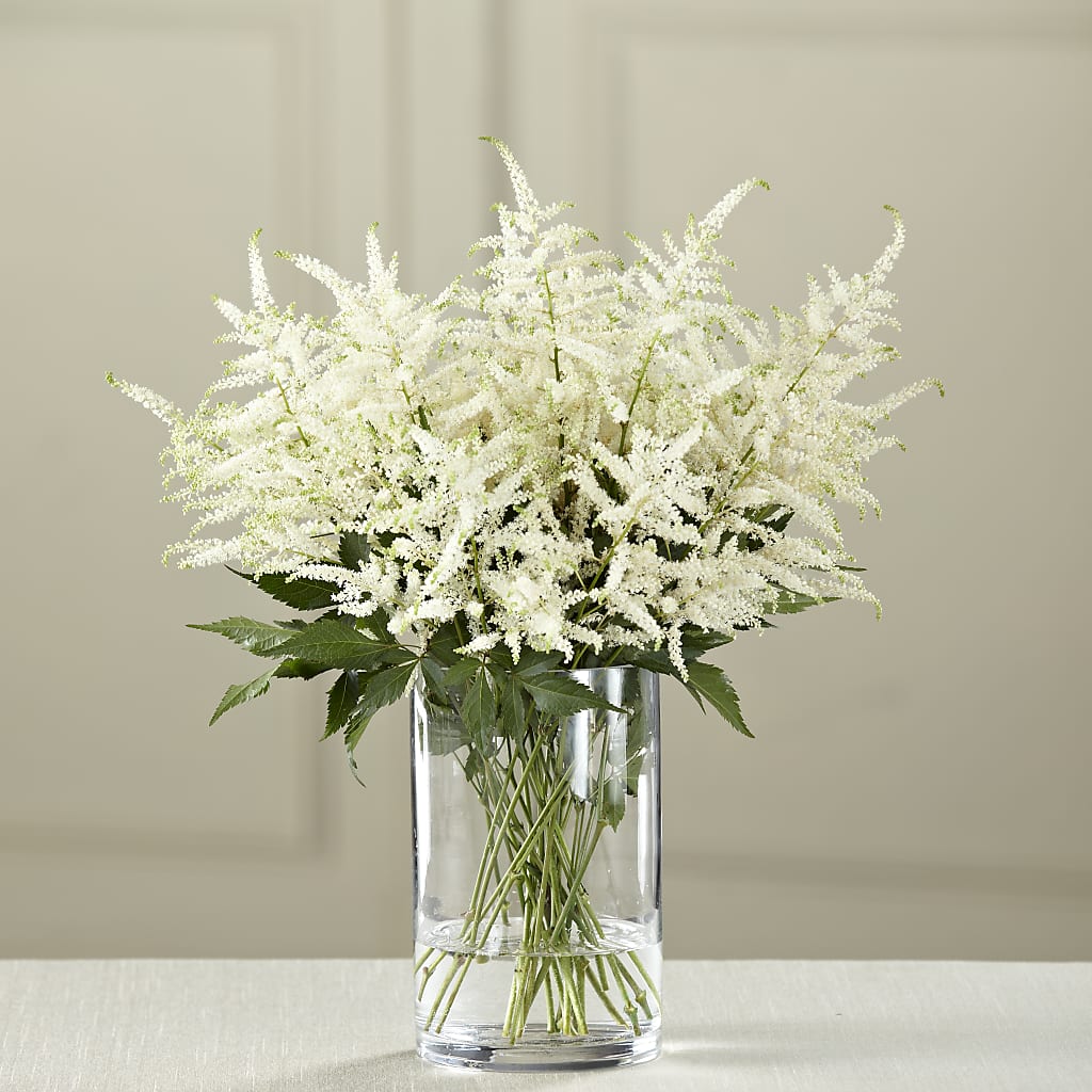 White Astilbe Bouquet – Forsberg Flowers Of Marquette Llc, Marquette MI