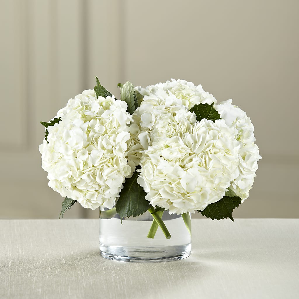 White Hydrangea Bouquet – Forsberg Flowers Of Marquette Llc, Marquette MI