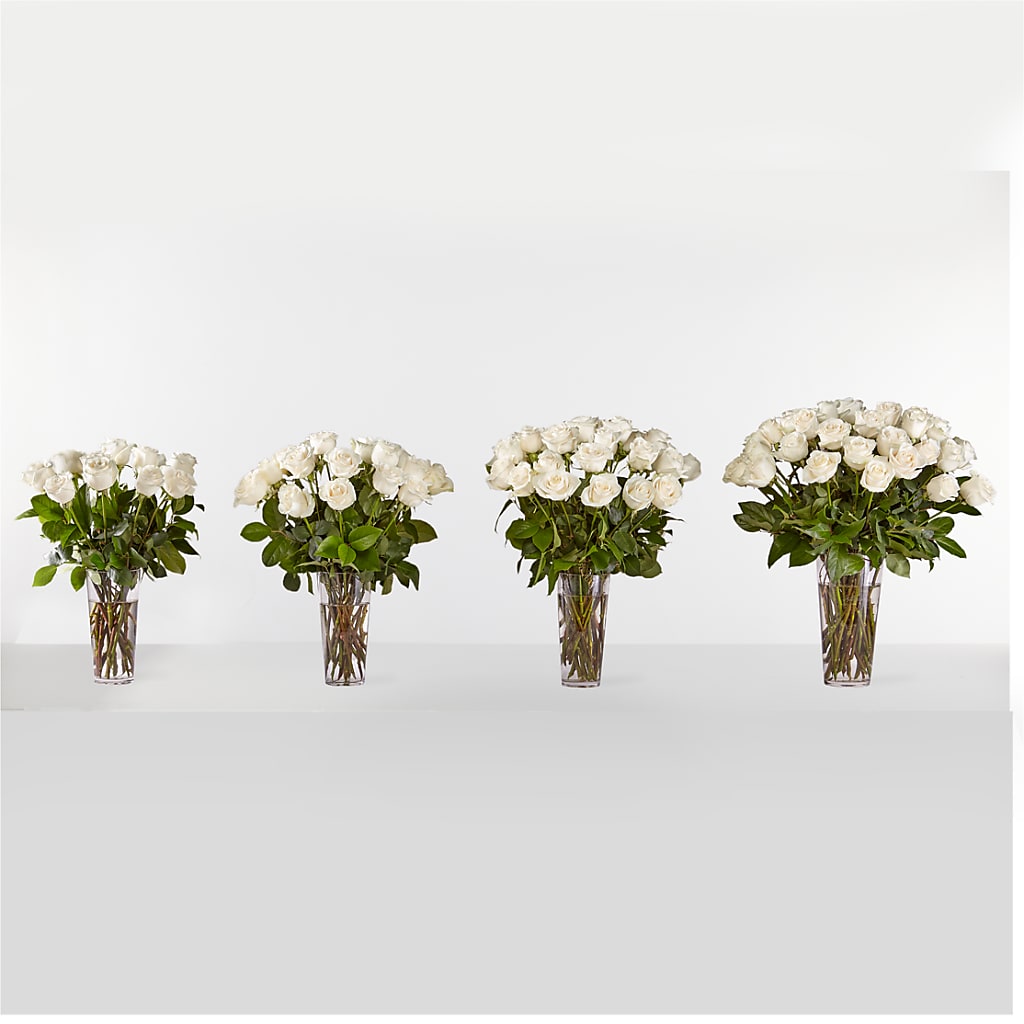 Long Stem White Rose Bouquet –  Forsberg Flowers Of Marquette Llc, Marquette MI