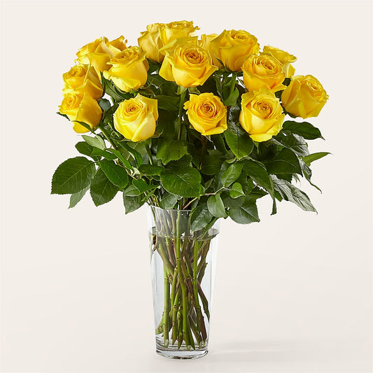 Long Stem Yellow Rose Bouquet –  Forsberg Flowers Of Marquette Llc, Marquette MI