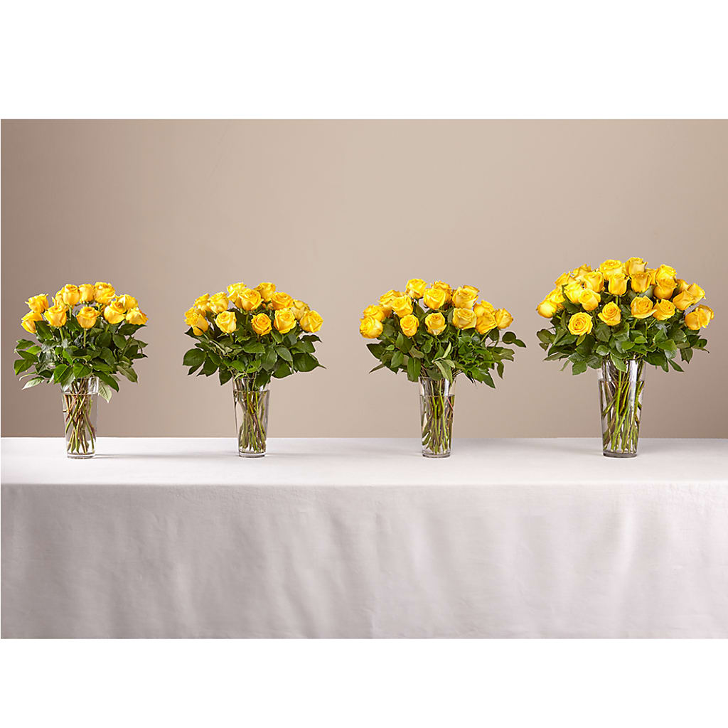 Long Stem Yellow Rose Bouquet –  Forsberg Flowers Of Marquette Llc, Marquette MI