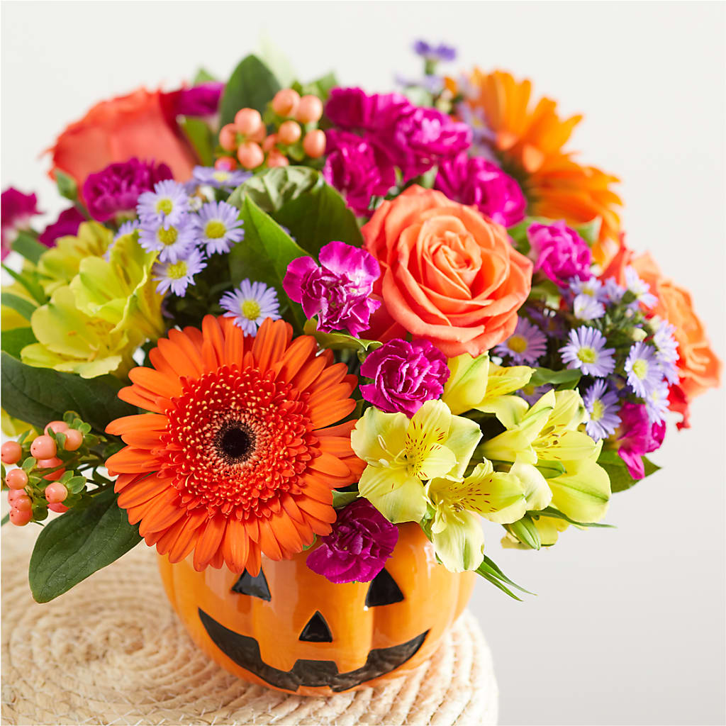 Tricks & Treats Pumpkin –  Forsberg Flowers Of Marquette Llc, Marquette MI