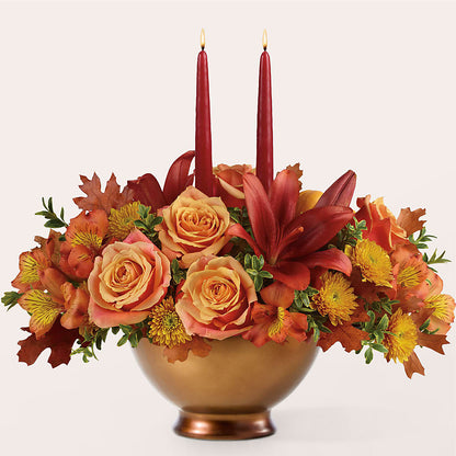 Harvest Table Centerpiece –  Forsberg Flowers Of Marquette Llc, Marquette MI