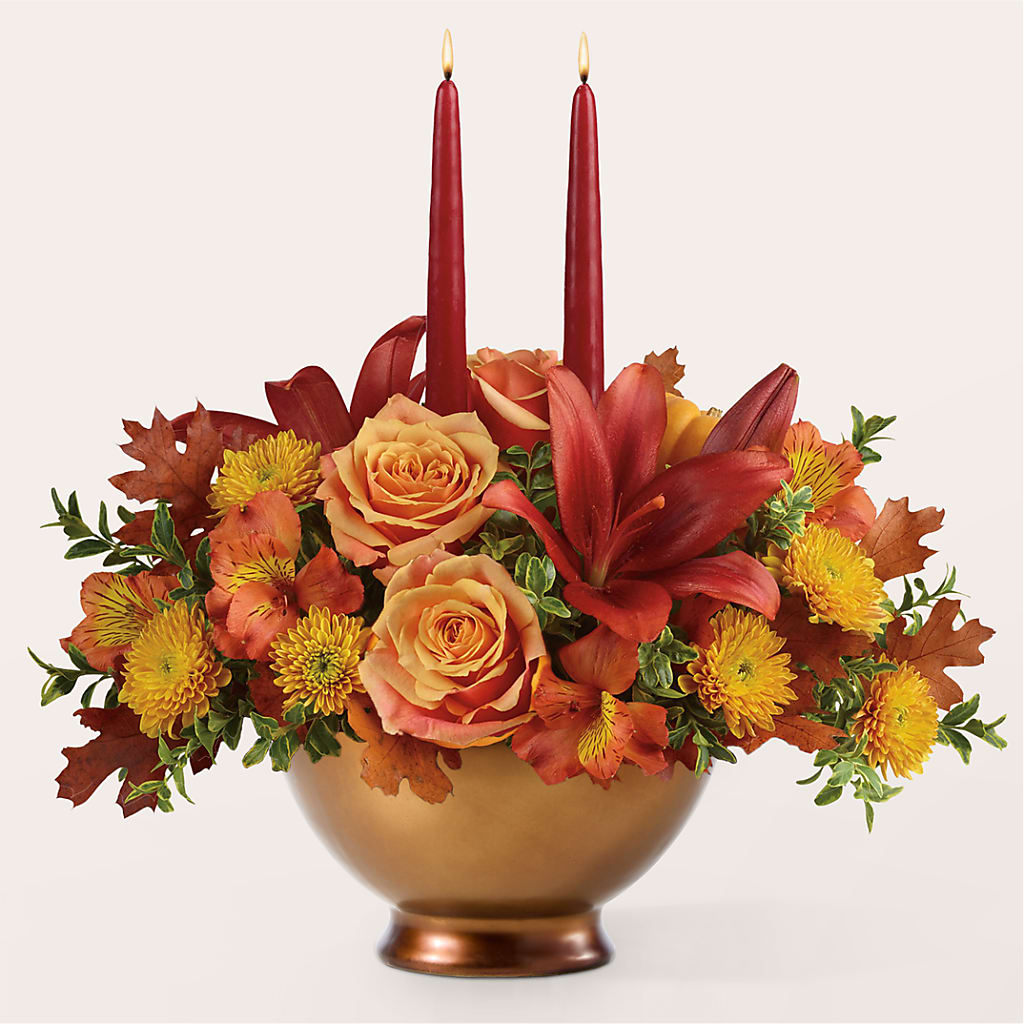 Harvest Table Centerpiece –  Forsberg Flowers Of Marquette Llc, Marquette MI