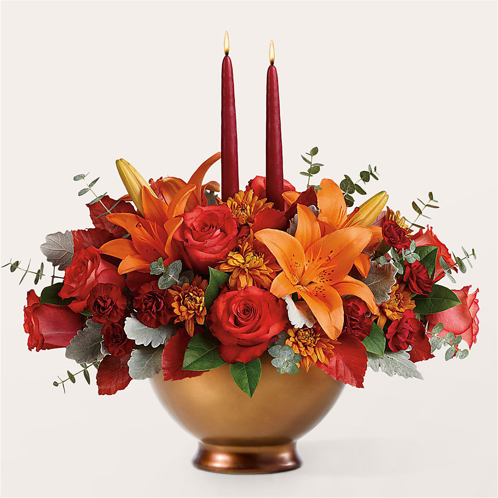 Fruits of Fall Centerpiece –  Forsberg Flowers Of Marquette Llc, Marquette MI
