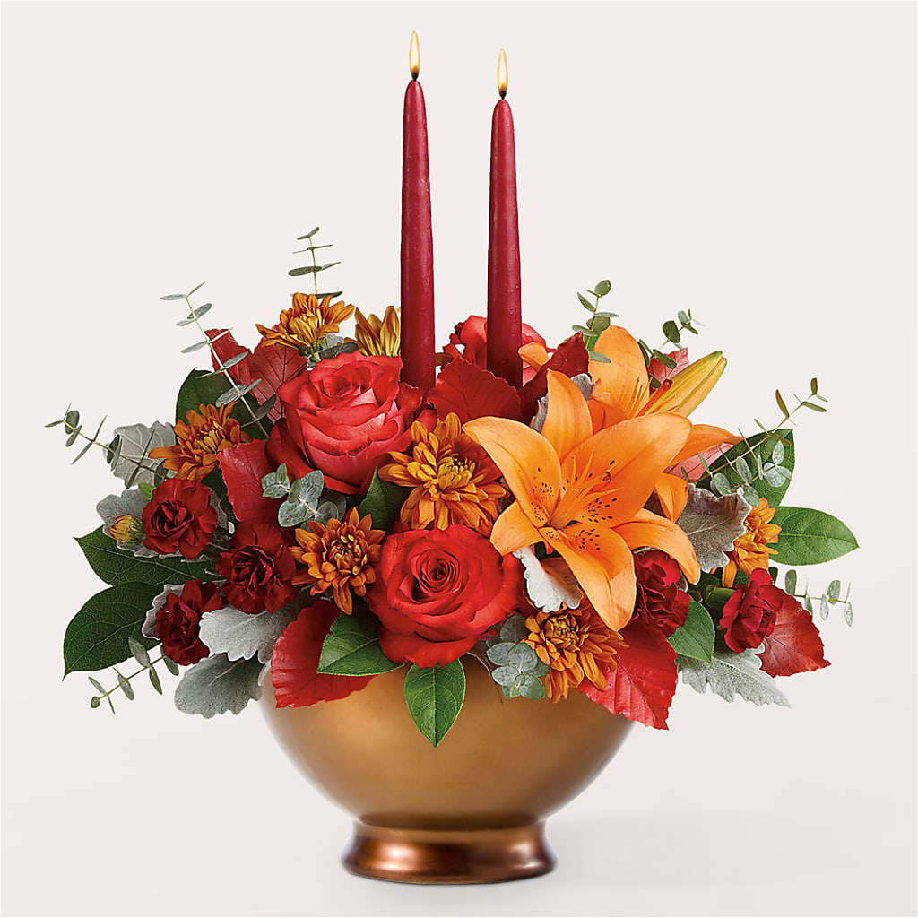 Fruits of Fall Centerpiece –  Forsberg Flowers Of Marquette Llc, Marquette MI