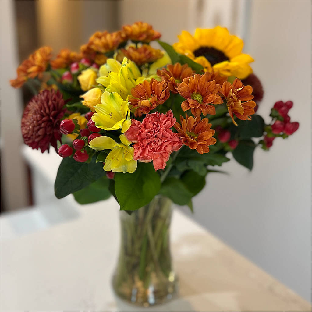 Fall Delight – A Florist Original –  Forsberg Flowers Of Marquette Llc, Marquette MI