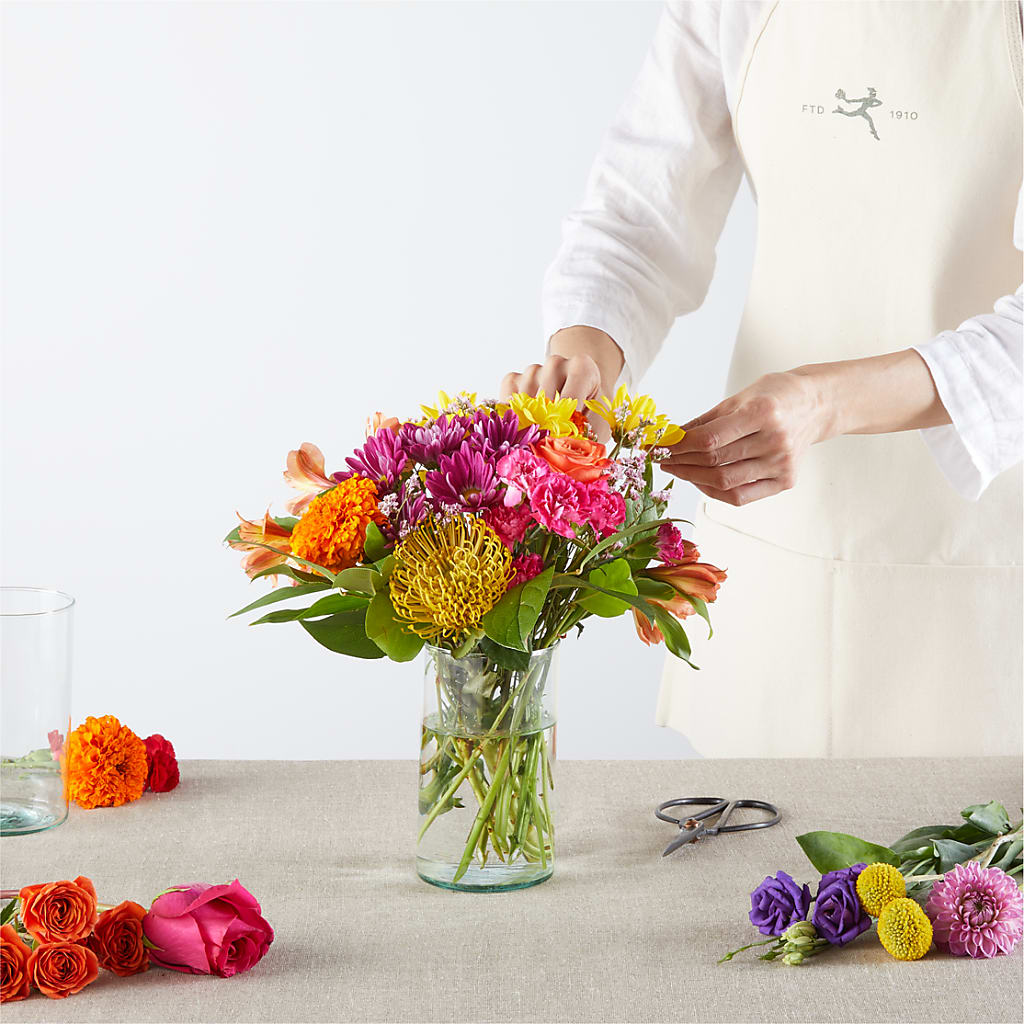 Feast of Color – A Florist Original –  Forsberg Flowers Of Marquette Llc, Marquette MI