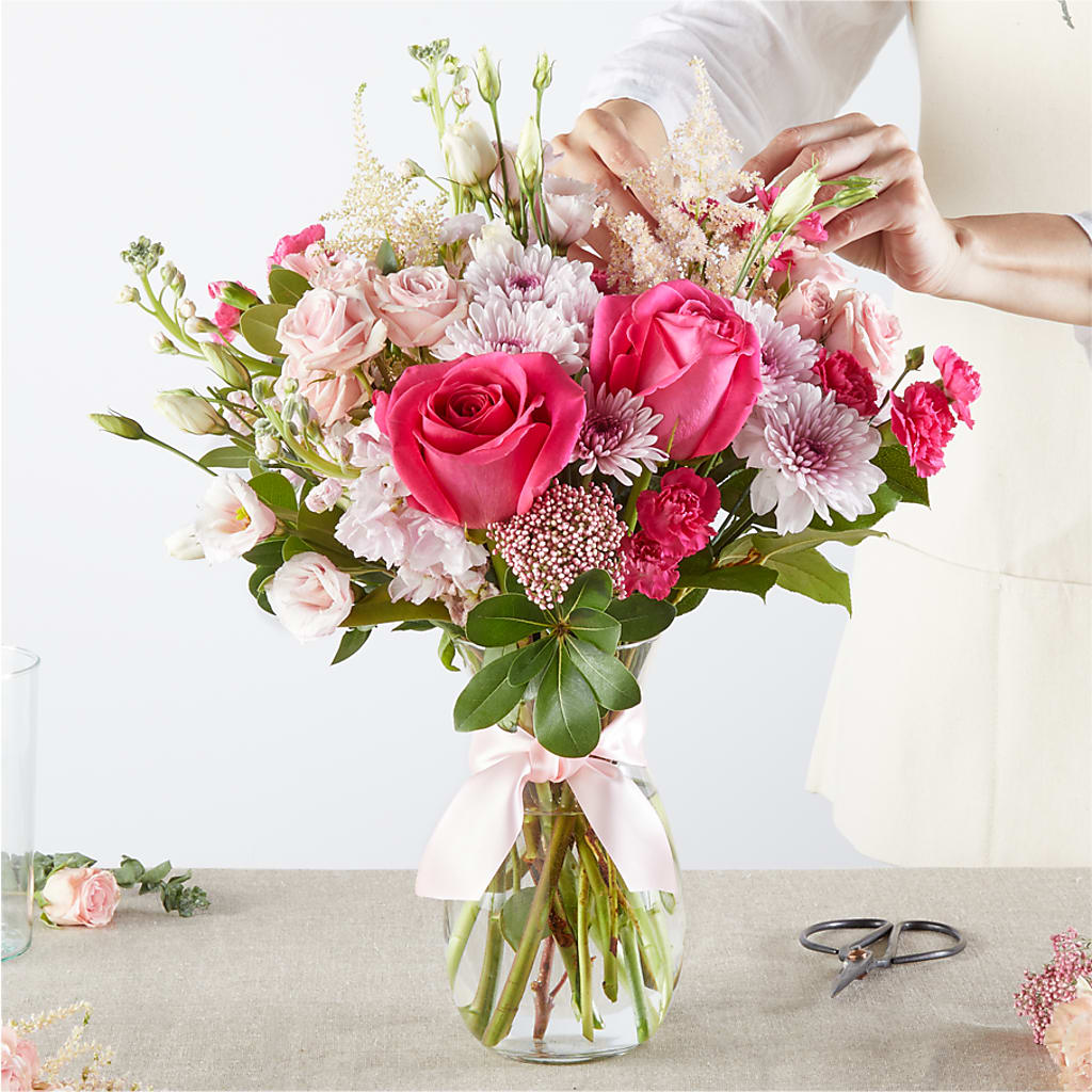 Pink Ribbon - A Florist Original –  Forsberg Flowers Of Marquette Llc, Marquette MI