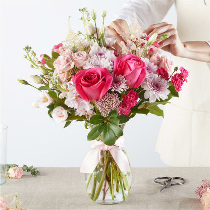 Pink Ribbon - A Florist Original –  Forsberg Flowers Of Marquette Llc, Marquette MI