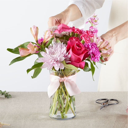 Pink Ribbon - A Florist Original –  Forsberg Flowers Of Marquette Llc, Marquette MI