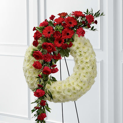 Graceful Tribute Wreath –  Forsberg Flowers Of Marquette Llc, Marquette MI