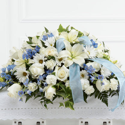 Tender Treasure Casket Spray –  Forsberg Flowers Of Marquette Llc, Marquette MI