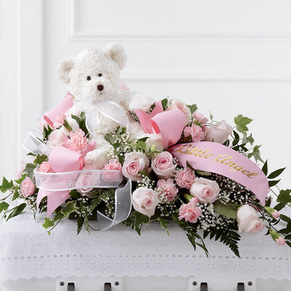 Touch of Sympathy Casket Spray –  Forsberg Flowers Of Marquette Llc, Marquette MI