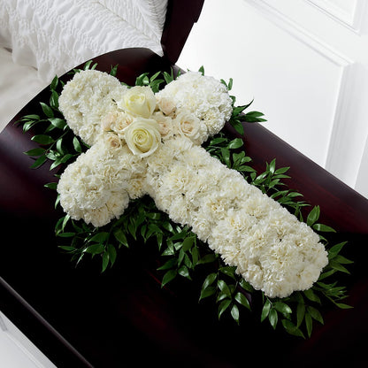 Peaceful Memories Casket Spray (Standard) –  Forsberg Flowers Of Marquette Llc, Marquette MI