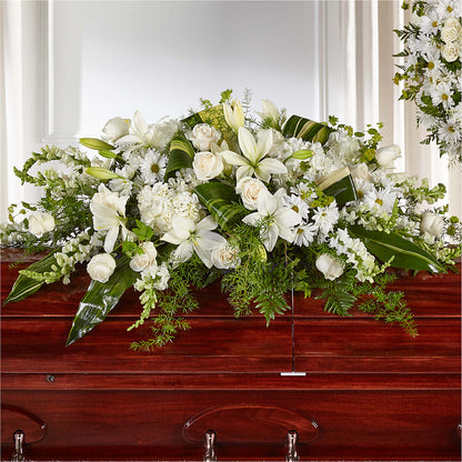 Abundance Casket Spray –  Forsberg Flowers Of Marquette Llc, Marquette MI
