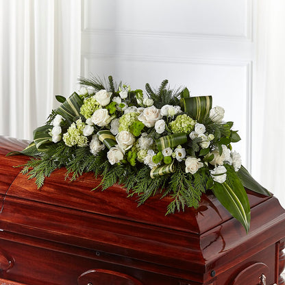 Hopeful Gesture Casket Spray –  Forsberg Flowers Of Marquette Llc, Marquette MI