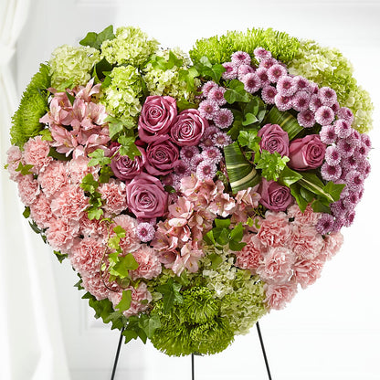 Heartwarming Standing Heart –  Forsberg Flowers Of Marquette Llc, Marquette MI