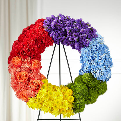 Circle of Love Wreath –  Forsberg Flowers Of Marquette Llc, Marquette MI
