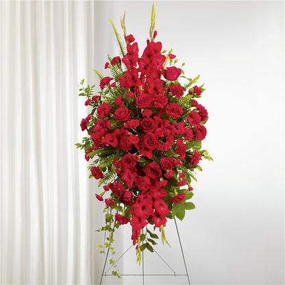 From the Heart Standing Spray –  Forsberg Flowers Of Marquette Llc, Marquette MI