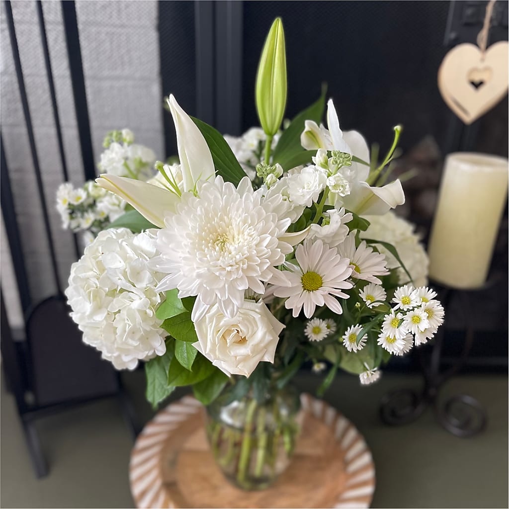 Classic Ivory – A Florist Original –  Forsberg Flowers Of Marquette Llc, Marquette MI