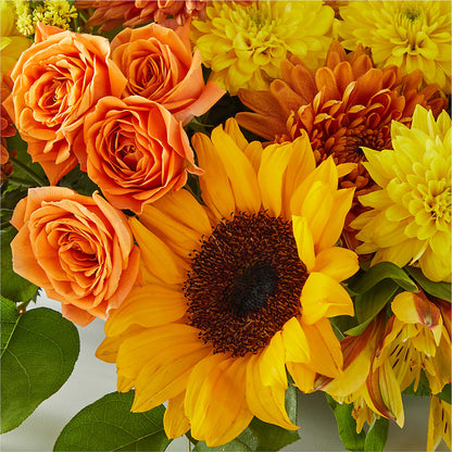 Autumn Harmony Centerpiece –  Forsberg Flowers Of Marquette Llc, Marquette MI