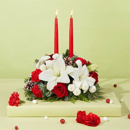 Seasonal Festivities Centerpiece –  Forsberg Flowers Of Marquette Llc, Marquette MI