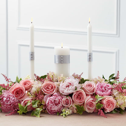 Worldwide Romance Unity Candle Arrangement –  Forsberg Flowers Of Marquette Llc, Marquette MI