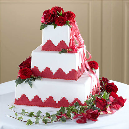 Forever Happiness Cake Decor –  Forsberg Flowers Of Marquette Llc, Marquette MI